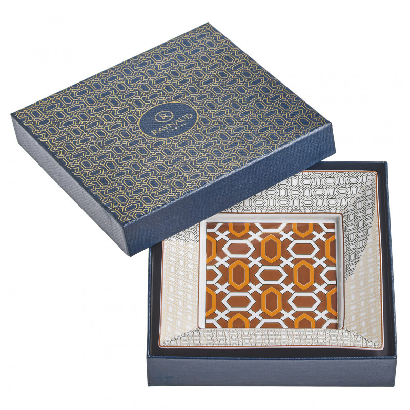 MOSAIC orange Pocket tray 17x17